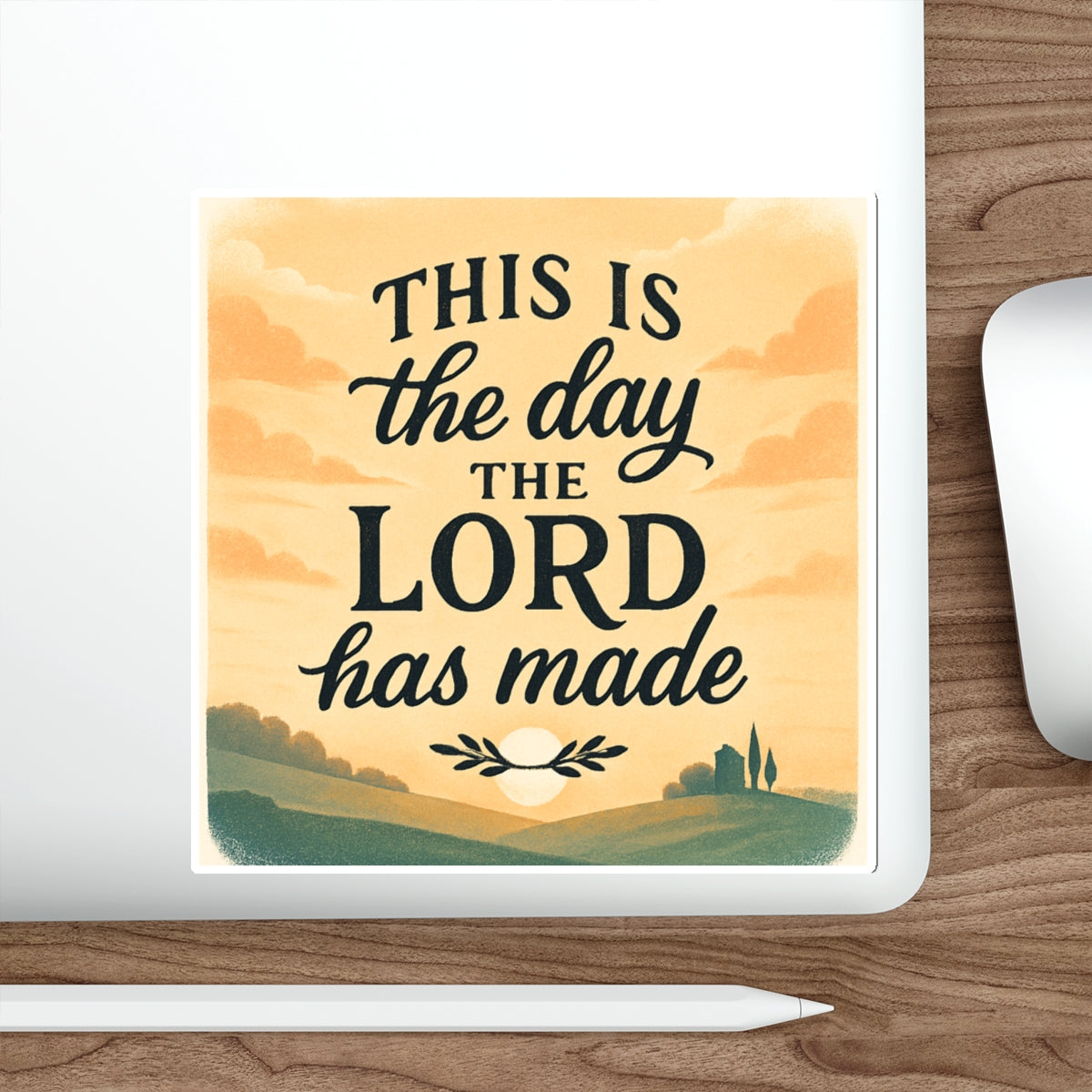 This Is The Day The Lord Has Made — Die-Cut Faith Sticker