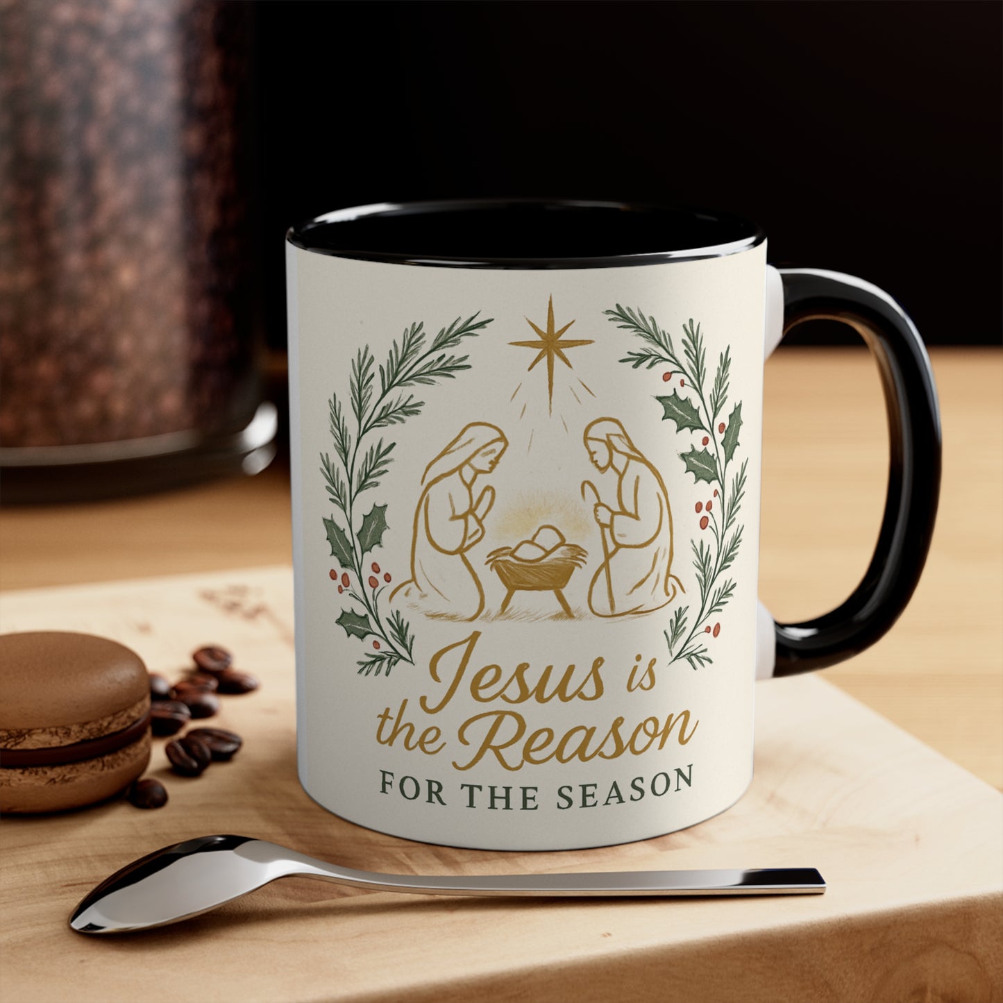 Christmas Nativity Accent Mug (11oz)