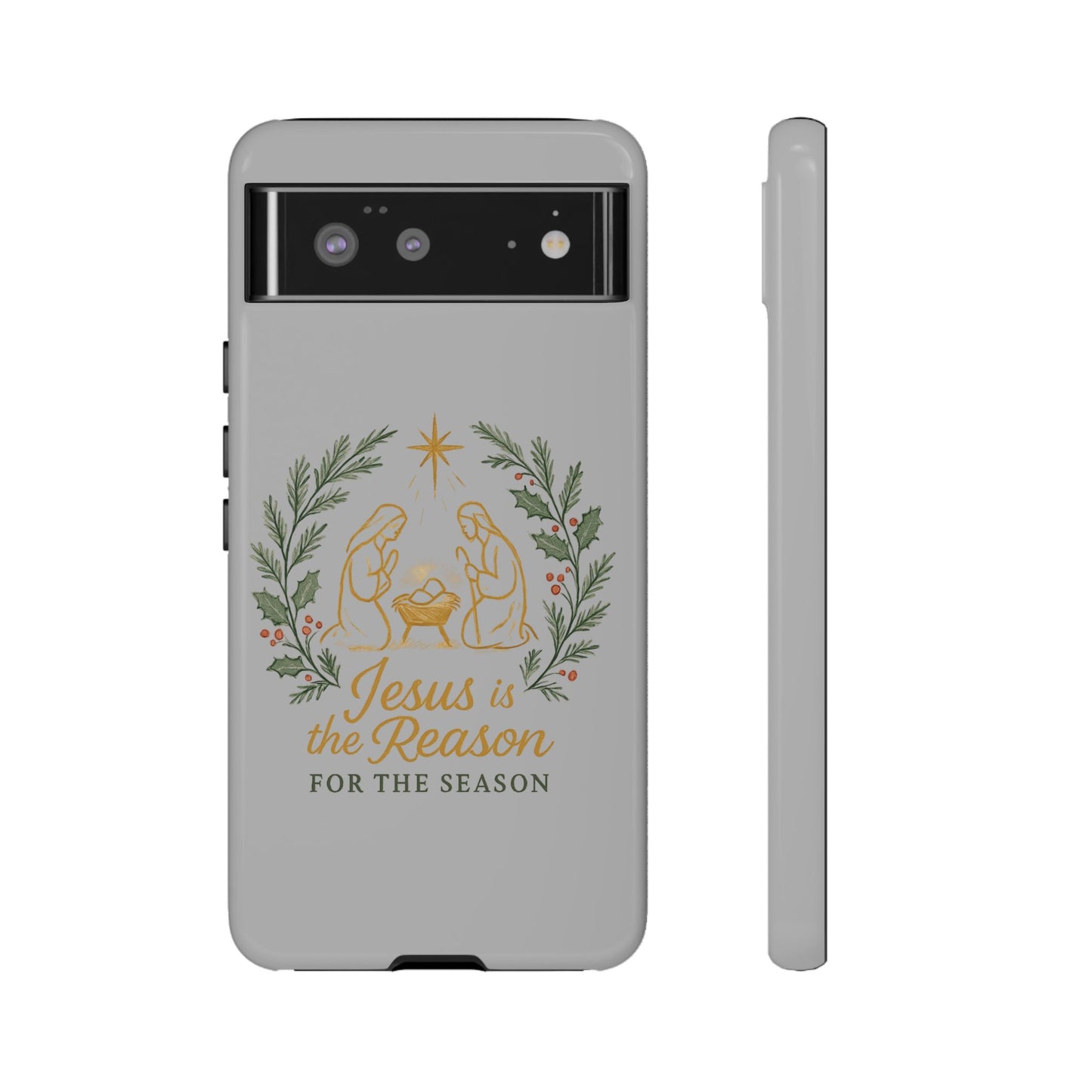 Jesus Is the Reason Phone Case — Nativity Christian Christmas Phone Cover