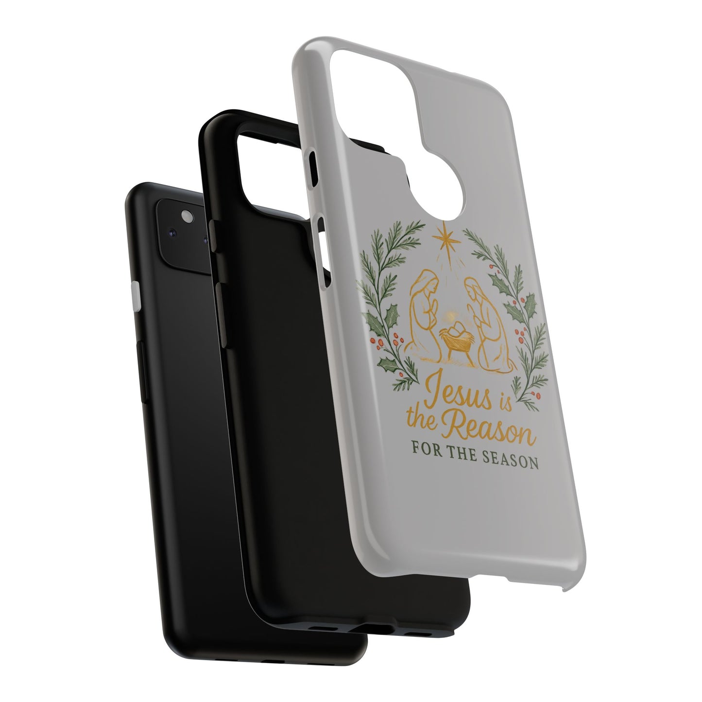 Jesus Is the Reason Phone Case — Nativity Christian Christmas Phone Cover