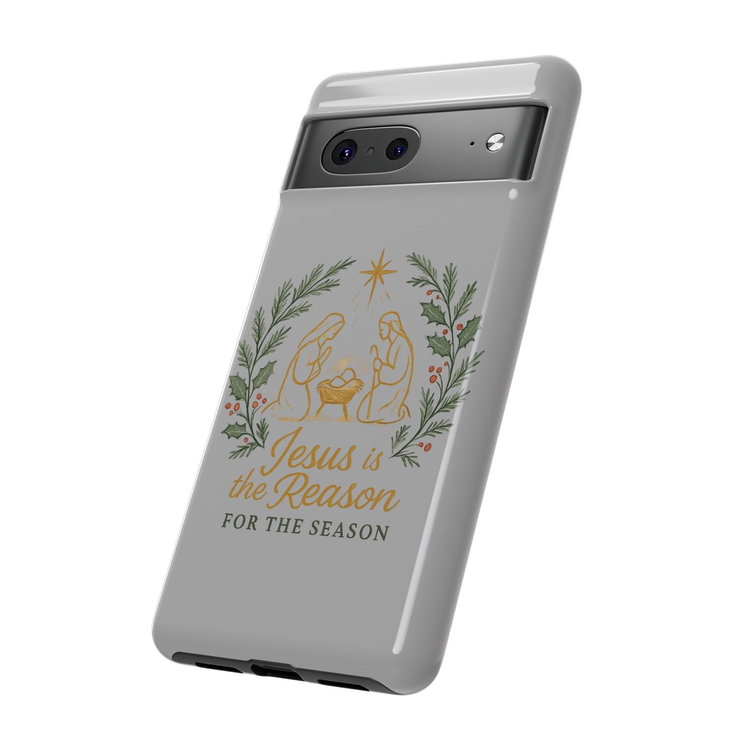 Jesus Is the Reason Phone Case — Nativity Christian Christmas Phone Cover