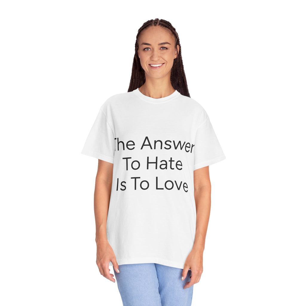 Love Overcomes Hate Unisex T-shirt