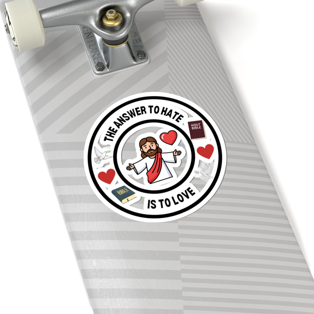 Love Kiss-Cut Stickers - The Answer to Hate