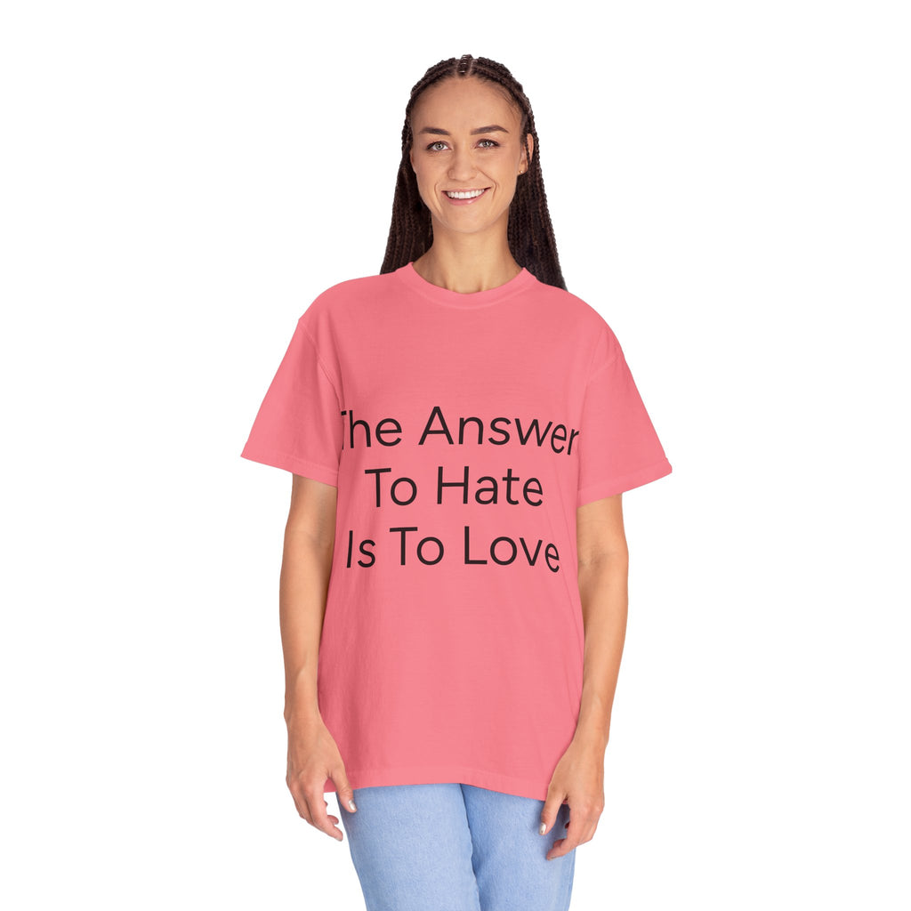 Love Overcomes Hate Unisex T-shirt