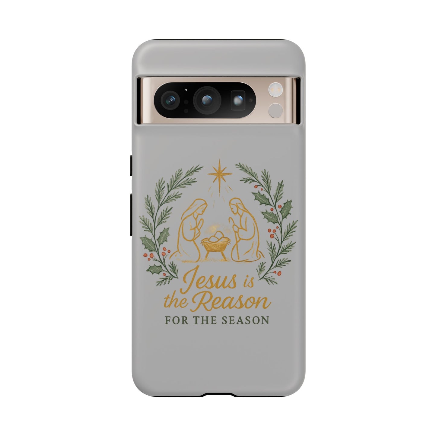 Jesus Is the Reason Phone Case — Nativity Christian Christmas Phone Cover