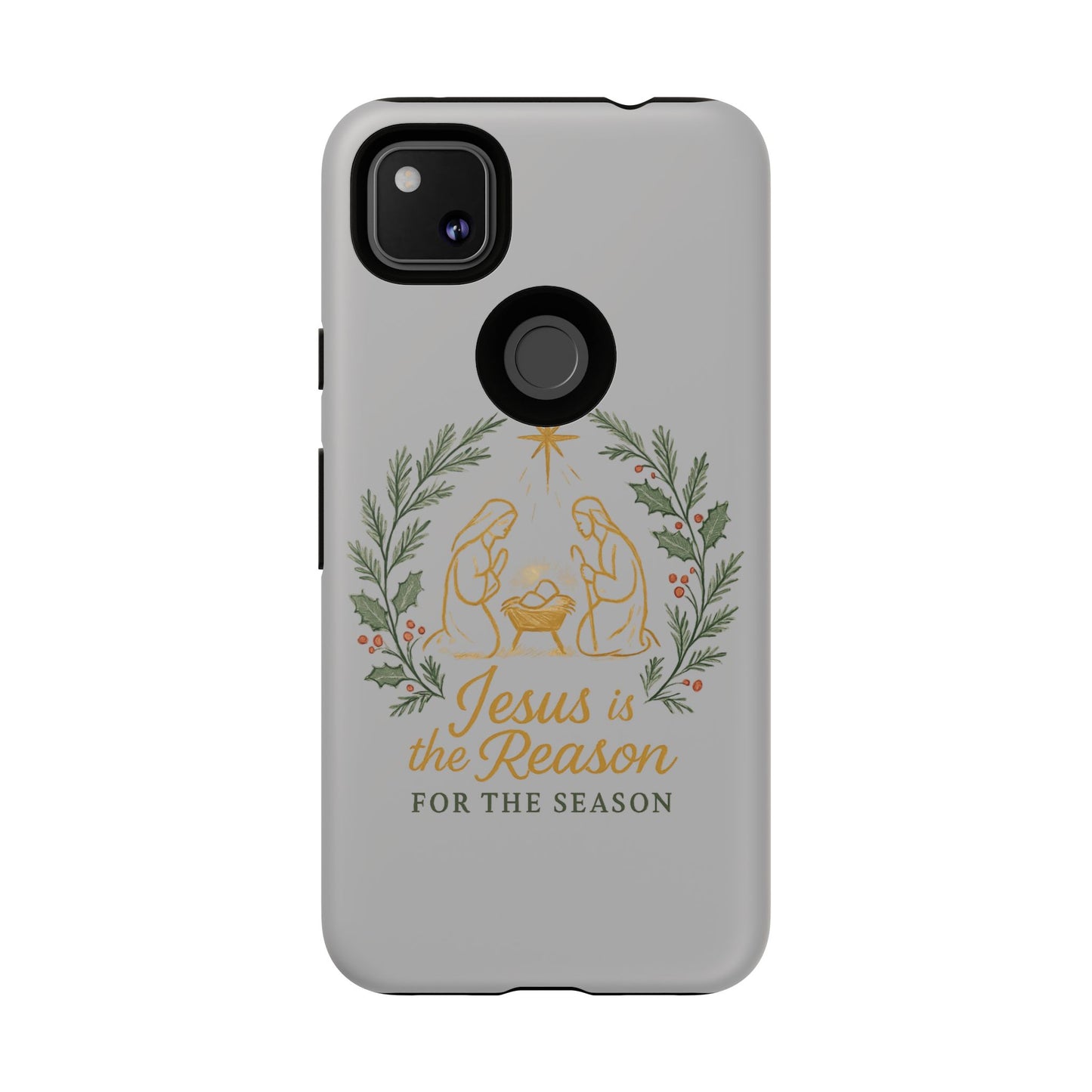 Jesus Is the Reason Phone Case — Nativity Christian Christmas Phone Cover