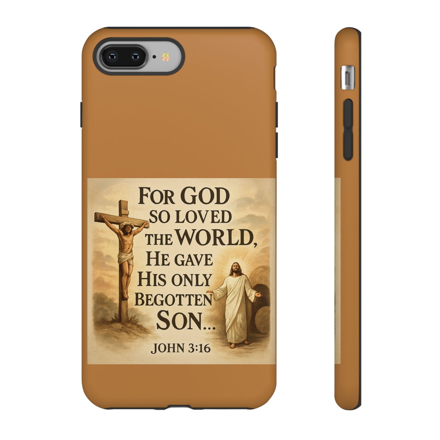 Christian John 3:16 Phone Case – 'For God So Loved the World' Tough Protective Cover