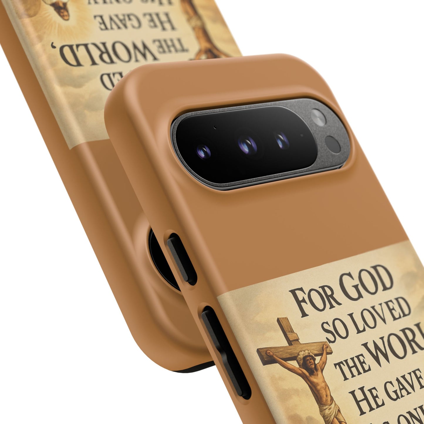 Christian John 3:16 Phone Case – 'For God So Loved the World' Tough Protective Cover