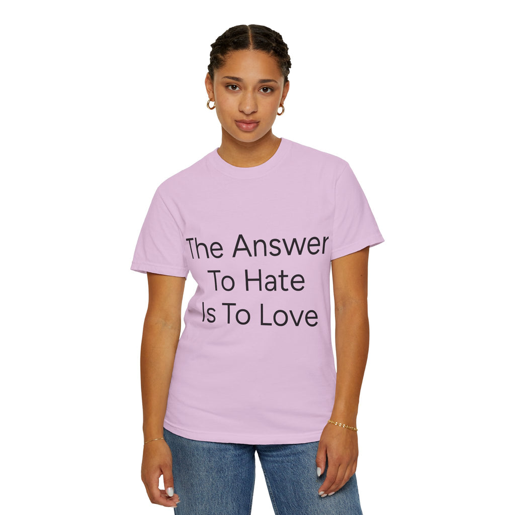 Love Overcomes Hate Unisex T-shirt