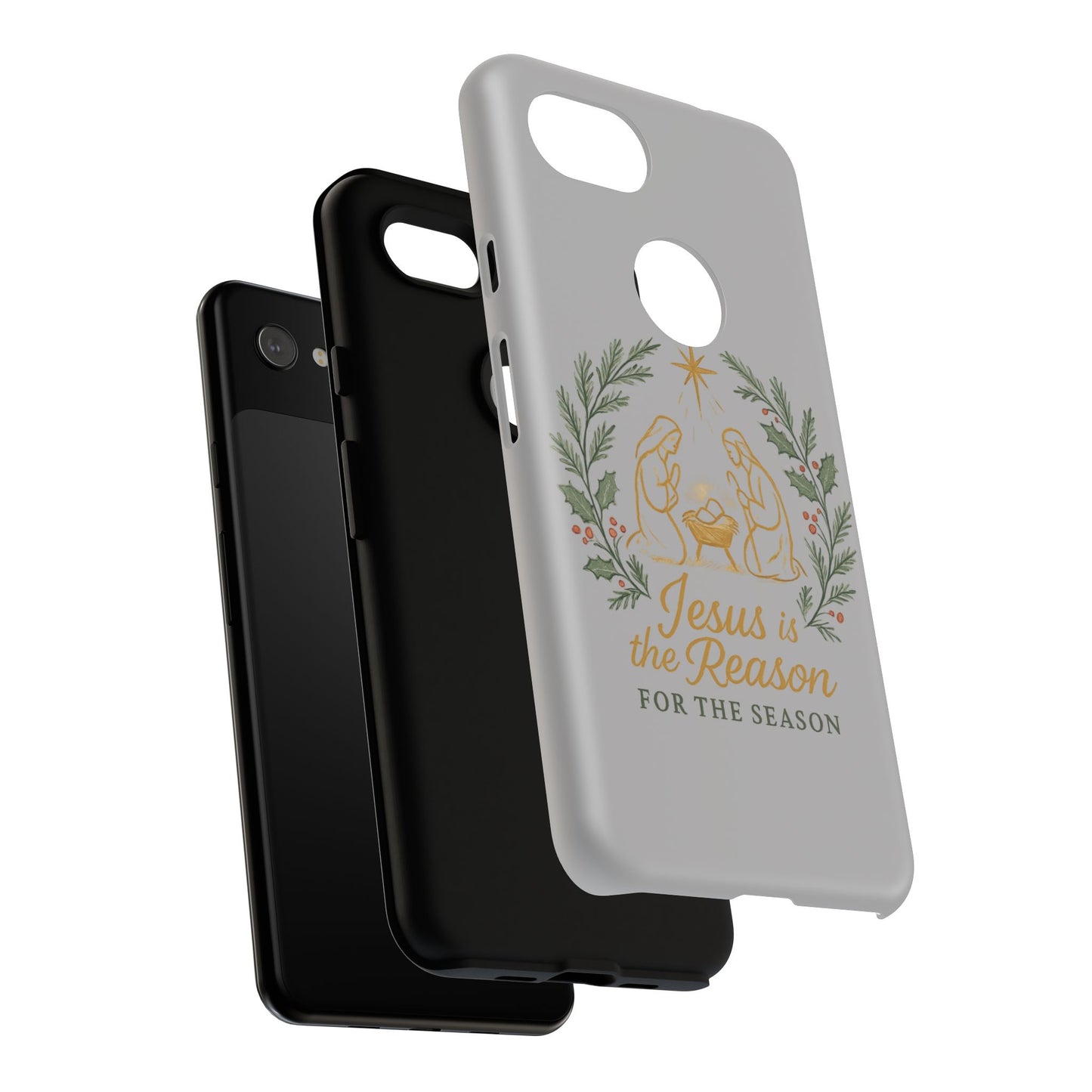 Jesus Is the Reason Phone Case — Nativity Christian Christmas Phone Cover