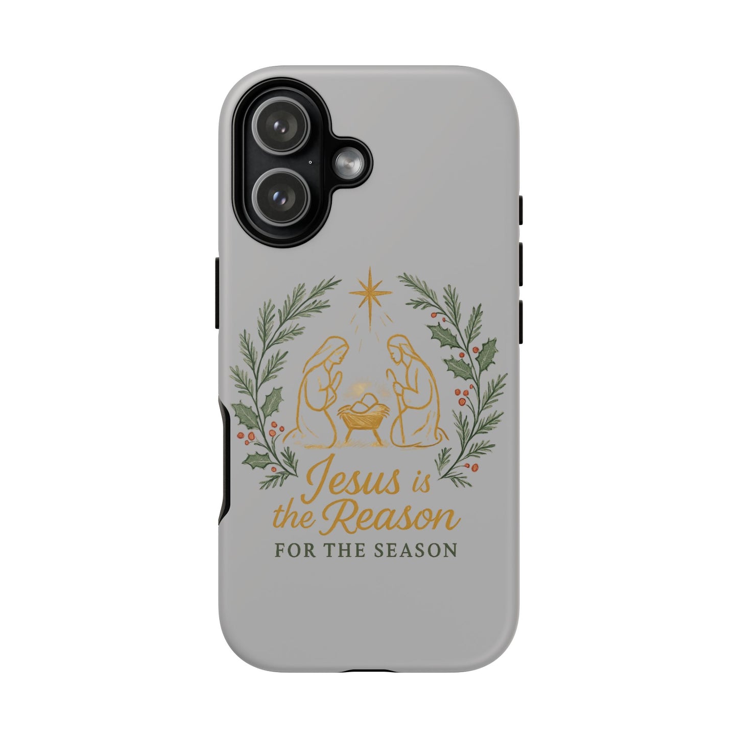 Jesus Is the Reason Phone Case — Nativity Christian Christmas Phone Cover