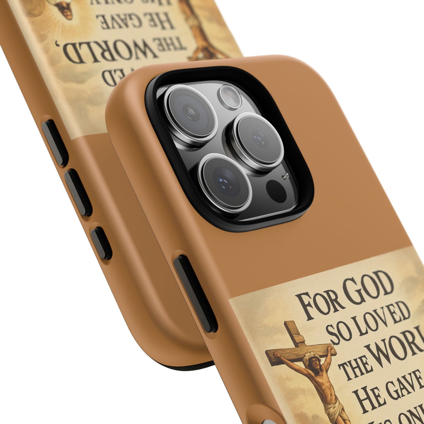 Christian John 3:16 Phone Case – 'For God So Loved the World' Tough Protective Cover