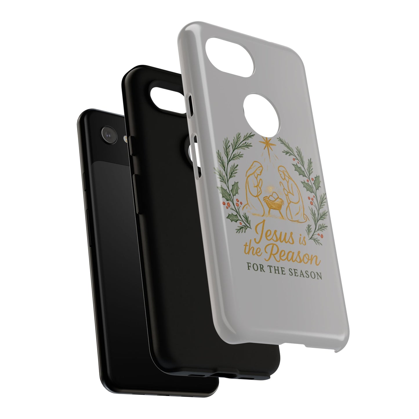 Jesus Is the Reason Phone Case — Nativity Christian Christmas Phone Cover