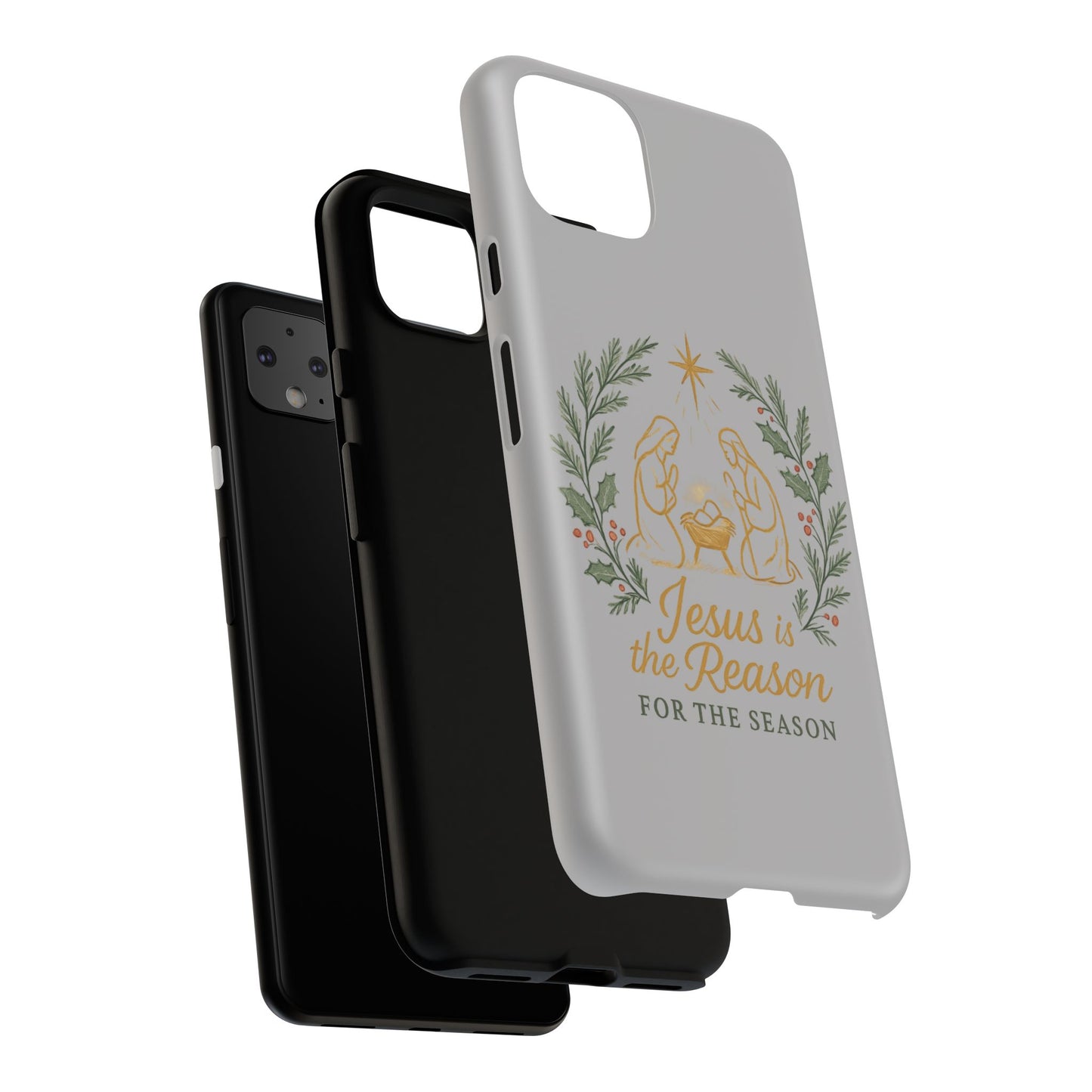 Jesus Is the Reason Phone Case — Nativity Christian Christmas Phone Cover