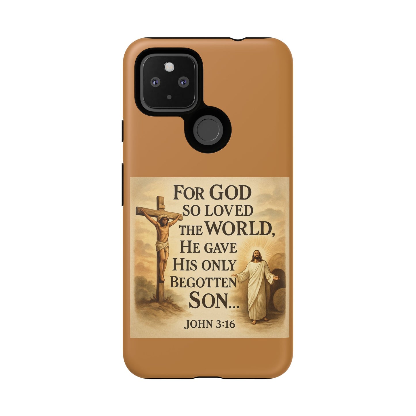 Christian John 3:16 Phone Case – 'For God So Loved the World' Tough Protective Cover