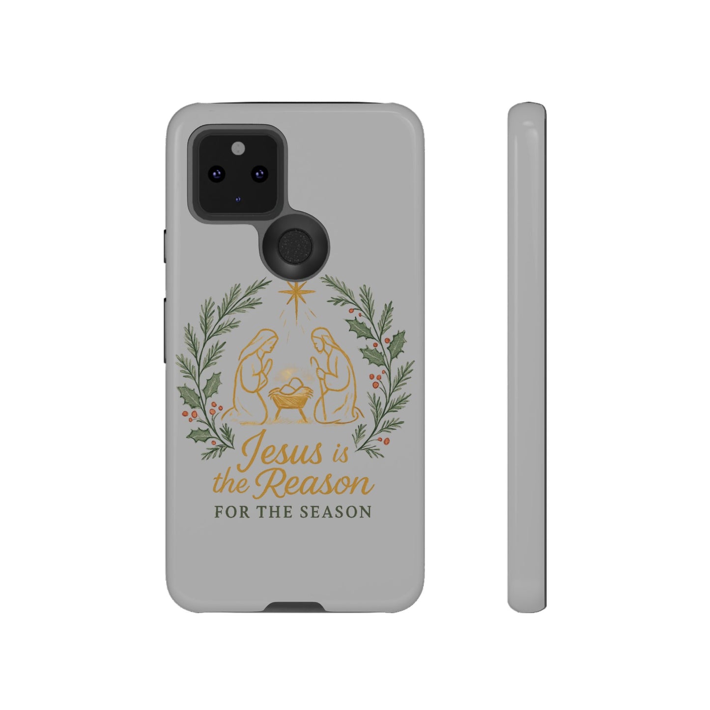 Jesus Is the Reason Phone Case — Nativity Christian Christmas Phone Cover