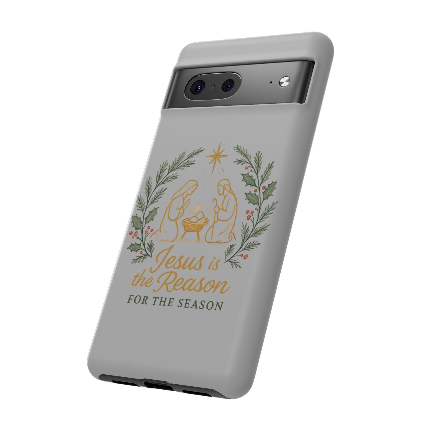 Jesus Is the Reason Phone Case — Nativity Christian Christmas Phone Cover