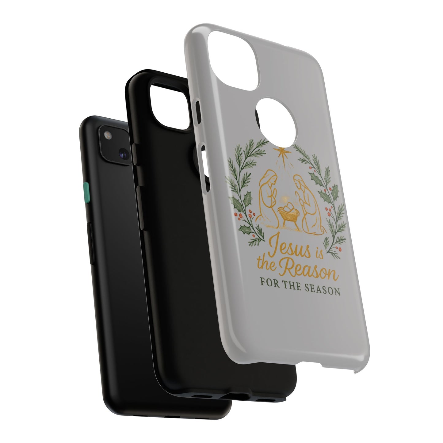 Jesus Is the Reason Phone Case — Nativity Christian Christmas Phone Cover