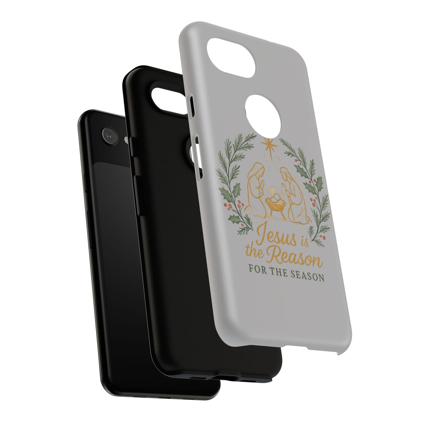 Jesus Is the Reason Phone Case — Nativity Christian Christmas Phone Cover