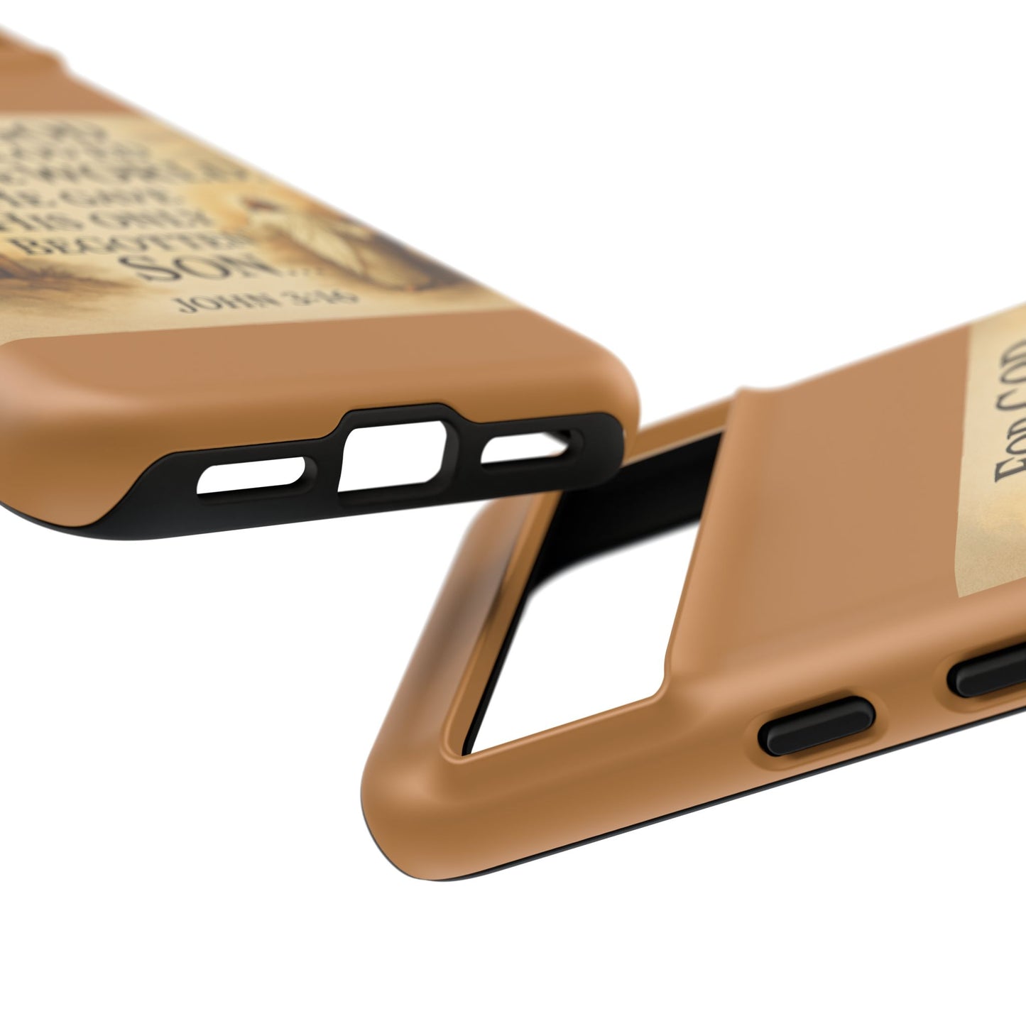 Christian John 3:16 Phone Case – 'For God So Loved the World' Tough Protective Cover