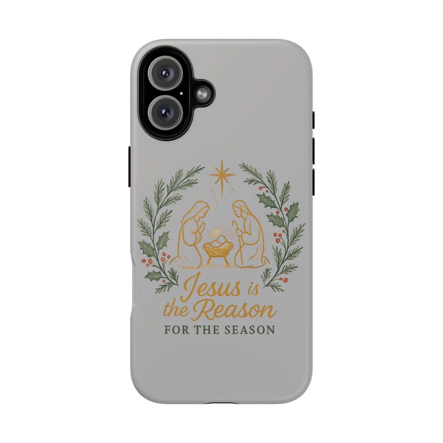 Jesus Is the Reason Phone Case — Nativity Christian Christmas Phone Cover