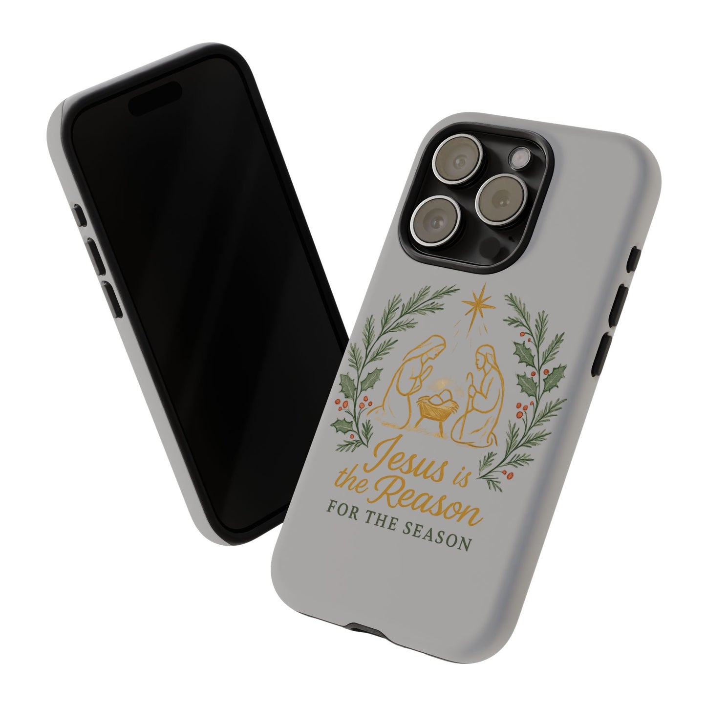 Jesus Is the Reason Phone Case — Nativity Christian Christmas Phone Cover
