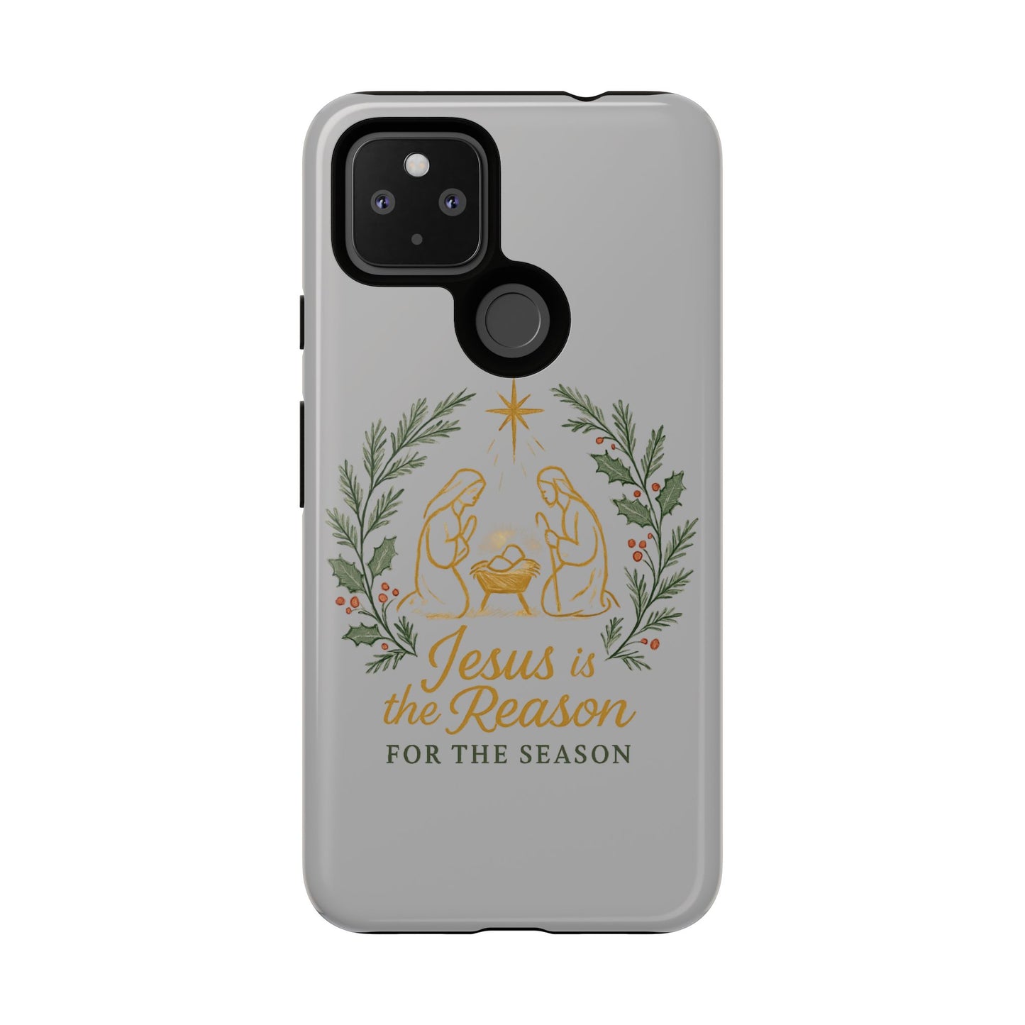 Jesus Is the Reason Phone Case — Nativity Christian Christmas Phone Cover