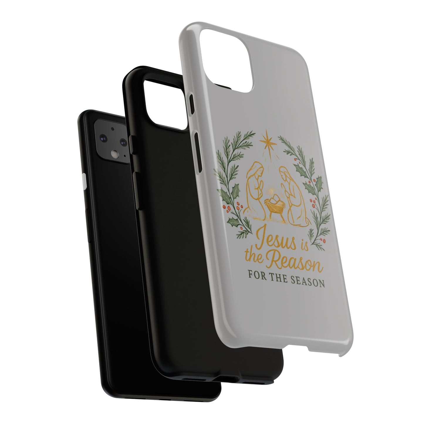 Jesus Is the Reason Phone Case — Nativity Christian Christmas Phone Cover