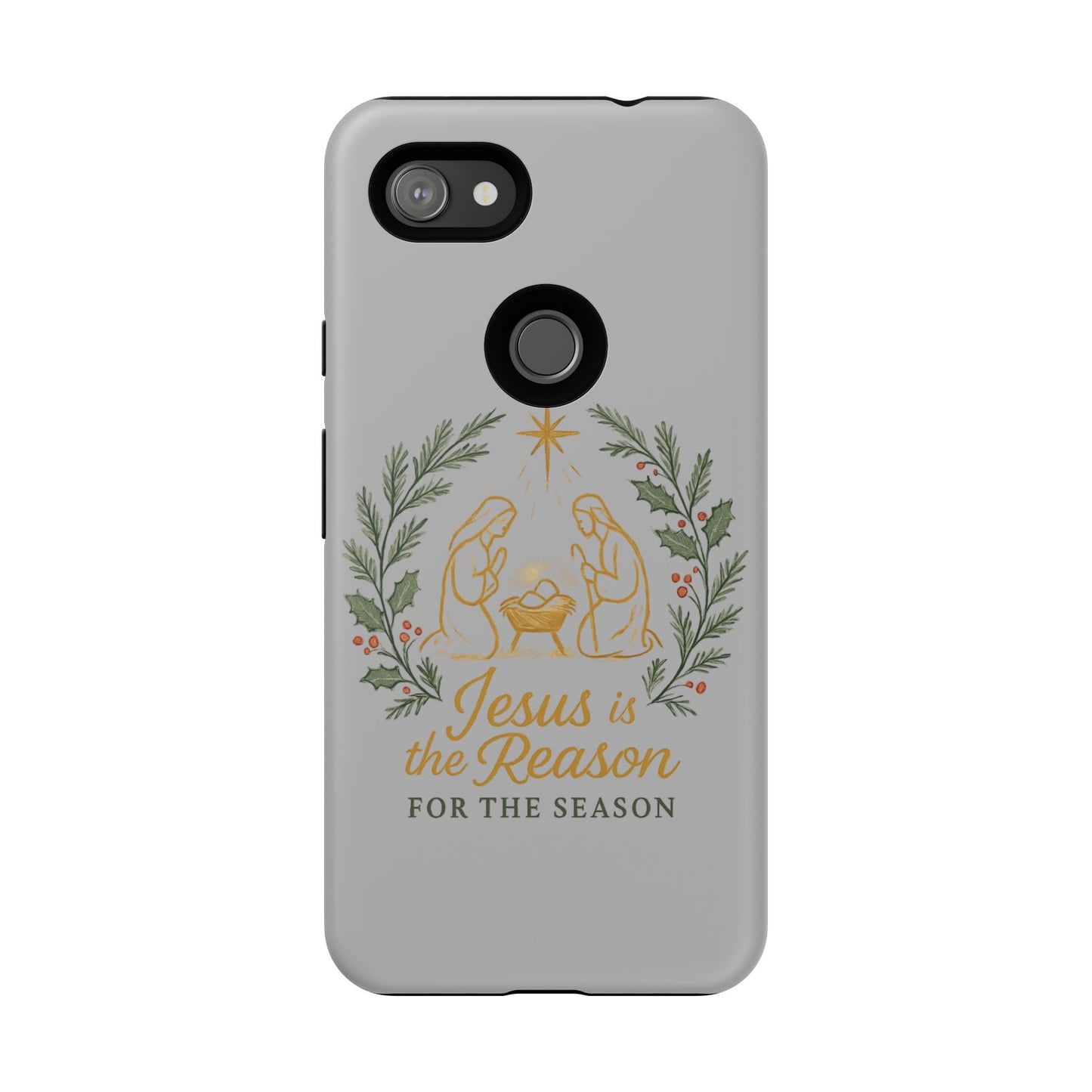 Jesus Is the Reason Phone Case — Nativity Christian Christmas Phone Cover