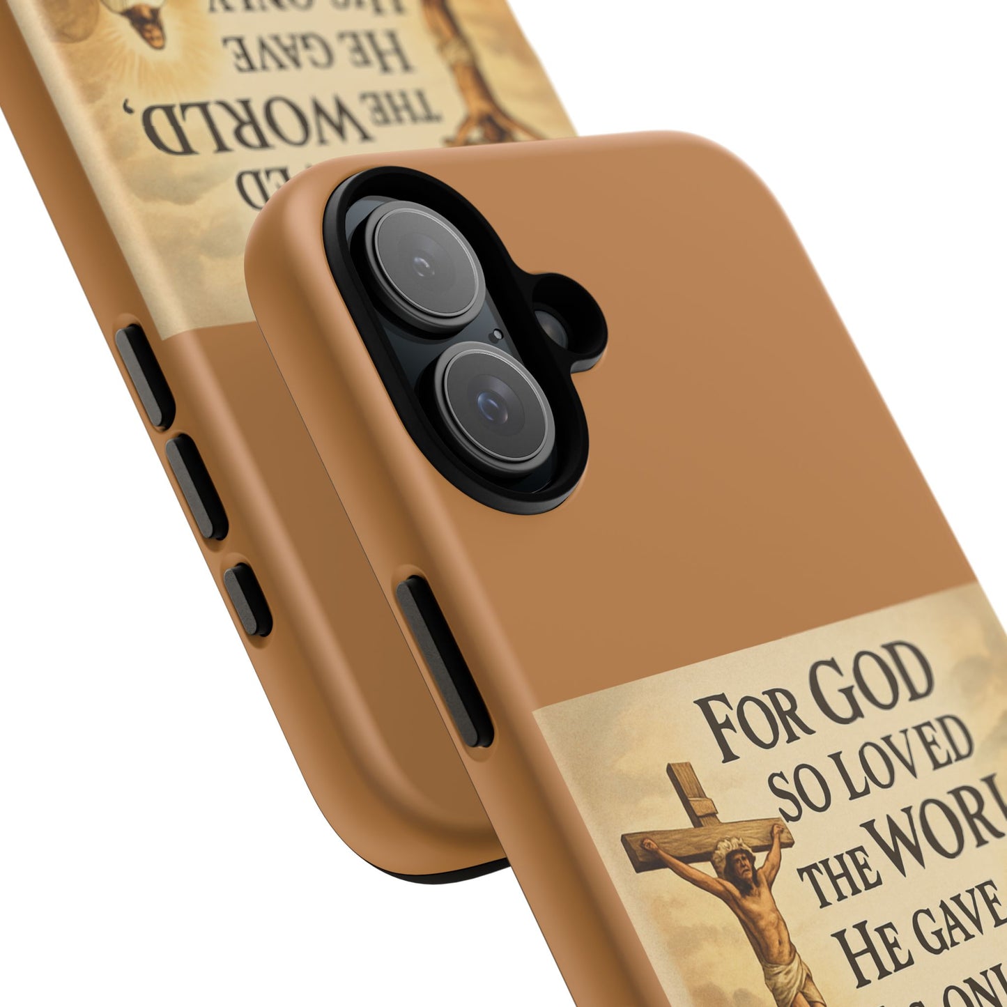 Christian John 3:16 Phone Case – 'For God So Loved the World' Tough Protective Cover