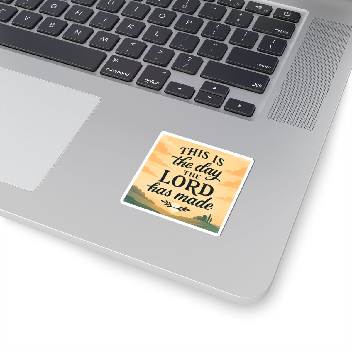 Inspirational Christian Sticker — "This Is the Day the Lord Has Made"