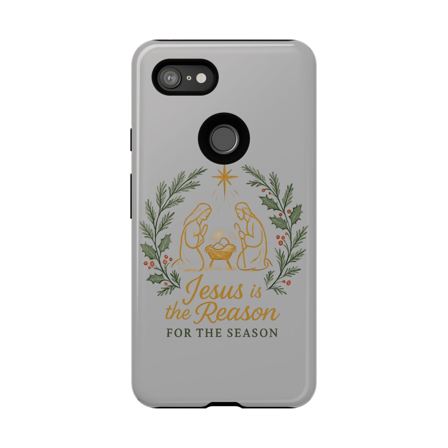 Jesus Is the Reason Phone Case — Nativity Christian Christmas Phone Cover