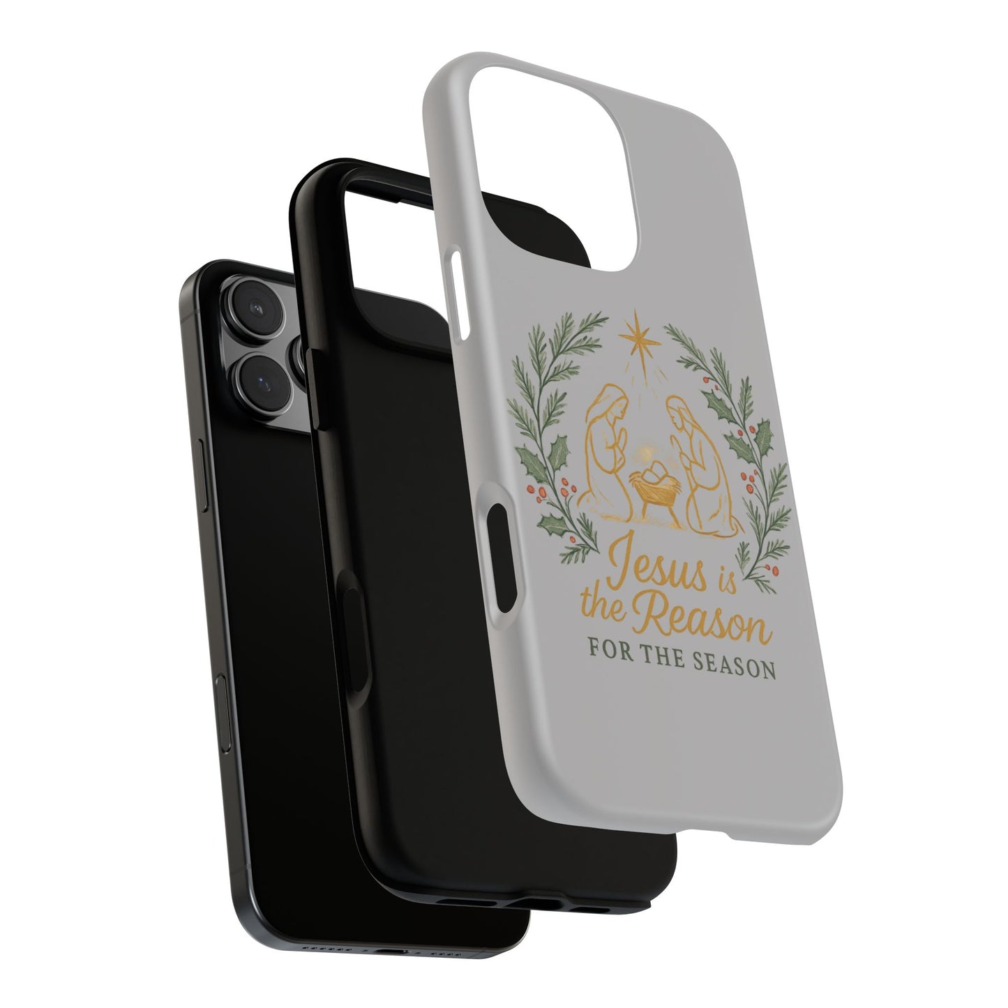 Jesus Is the Reason Phone Case — Nativity Christian Christmas Phone Cover