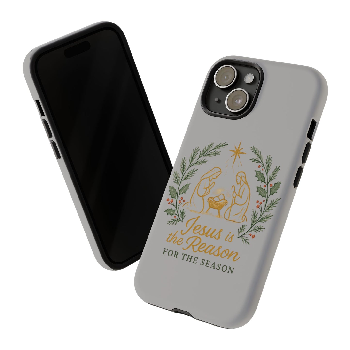 Jesus Is the Reason Phone Case — Nativity Christian Christmas Phone Cover