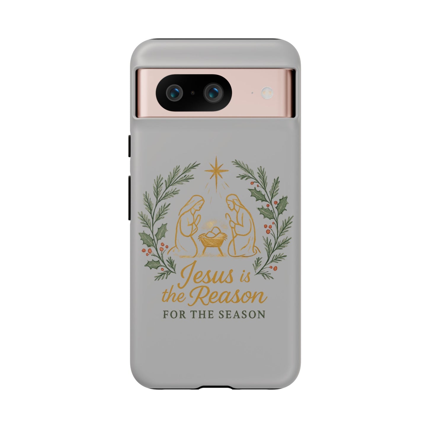 Jesus Is the Reason Phone Case — Nativity Christian Christmas Phone Cover