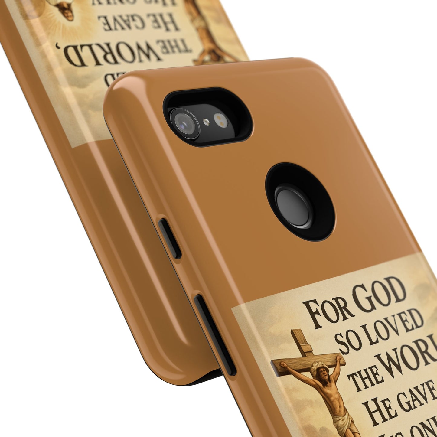 Christian John 3:16 Phone Case – 'For God So Loved the World' Tough Protective Cover