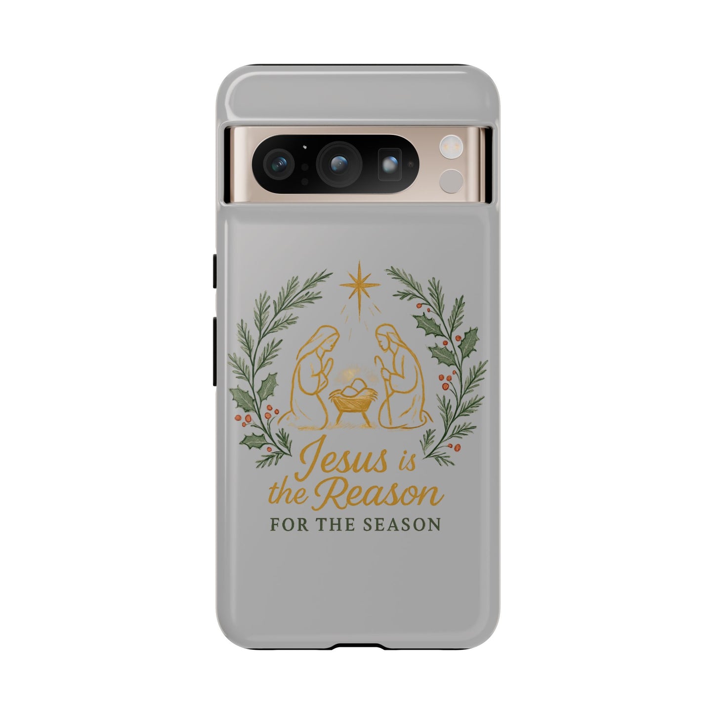 Jesus Is the Reason Phone Case — Nativity Christian Christmas Phone Cover