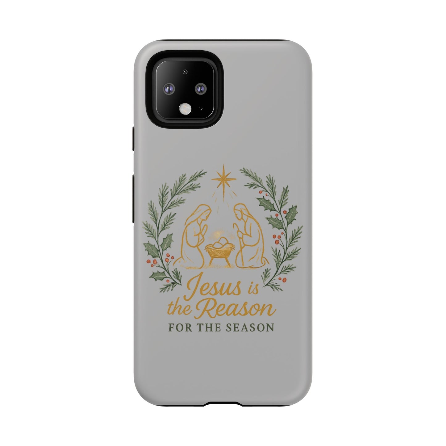 Jesus Is the Reason Phone Case — Nativity Christian Christmas Phone Cover