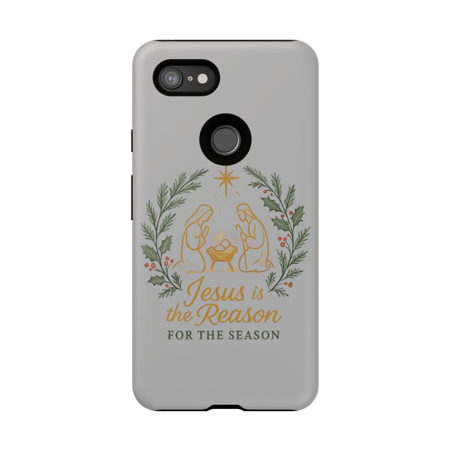 Jesus Is the Reason Phone Case — Nativity Christian Christmas Phone Cover
