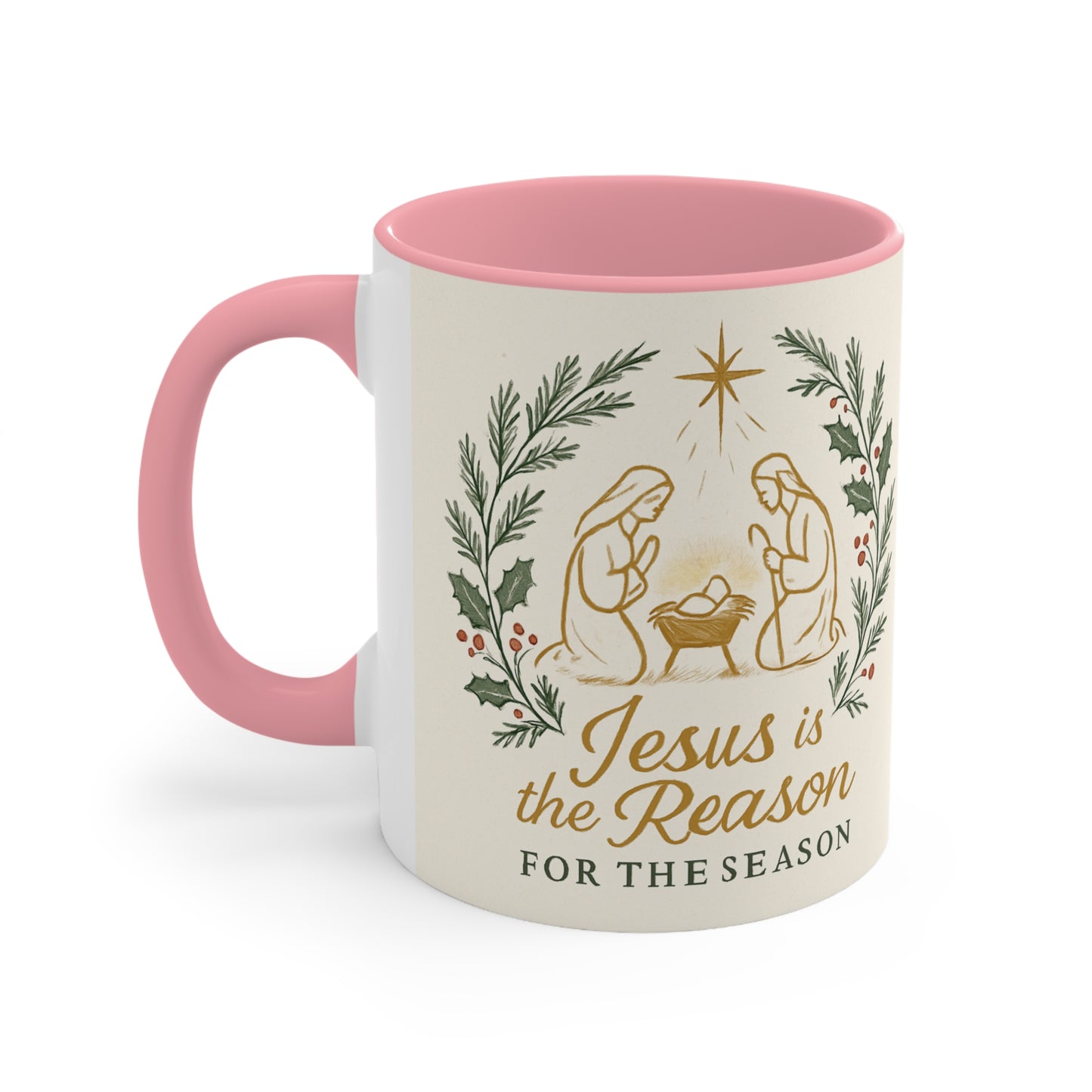 Christmas Nativity Accent Mug (11oz)
