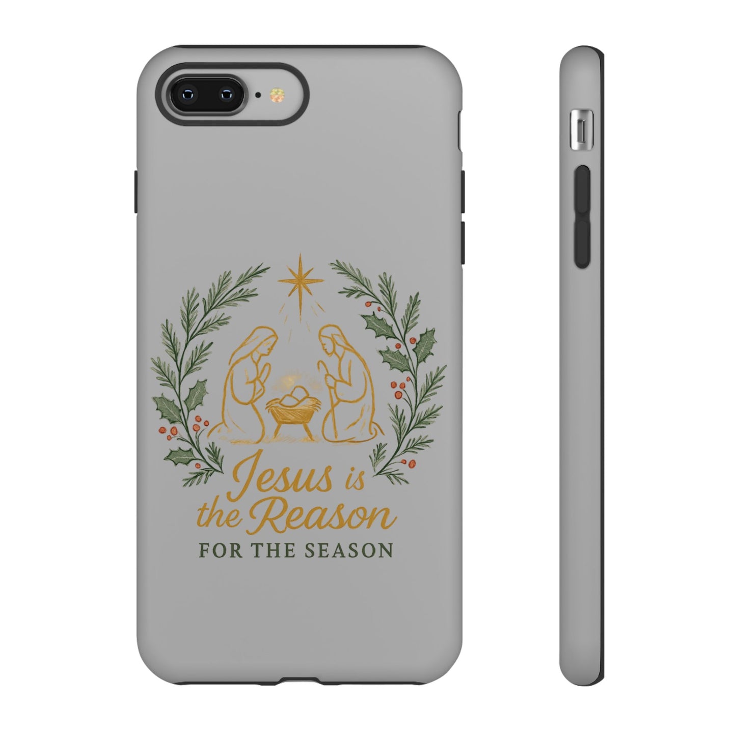 Jesus Is the Reason Phone Case — Nativity Christian Christmas Phone Cover