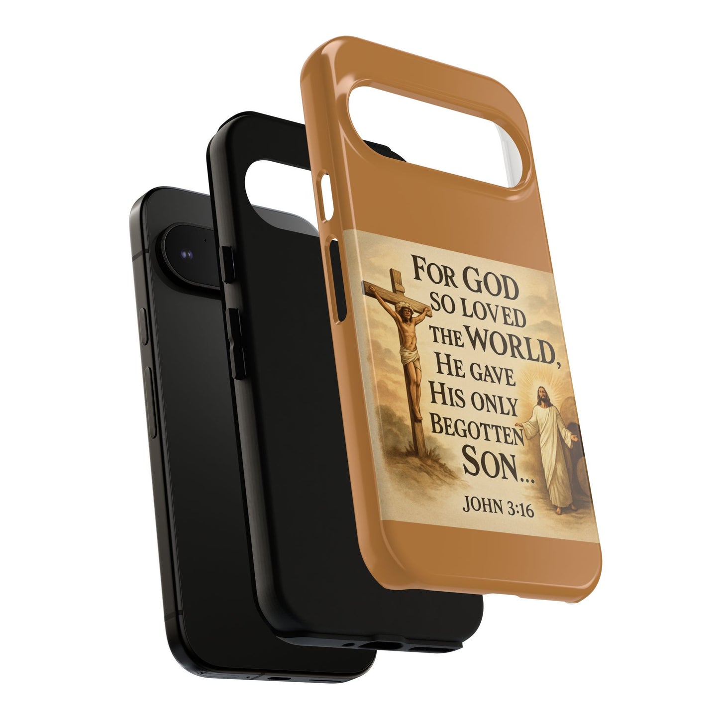 Christian John 3:16 Phone Case – 'For God So Loved the World' Tough Protective Cover