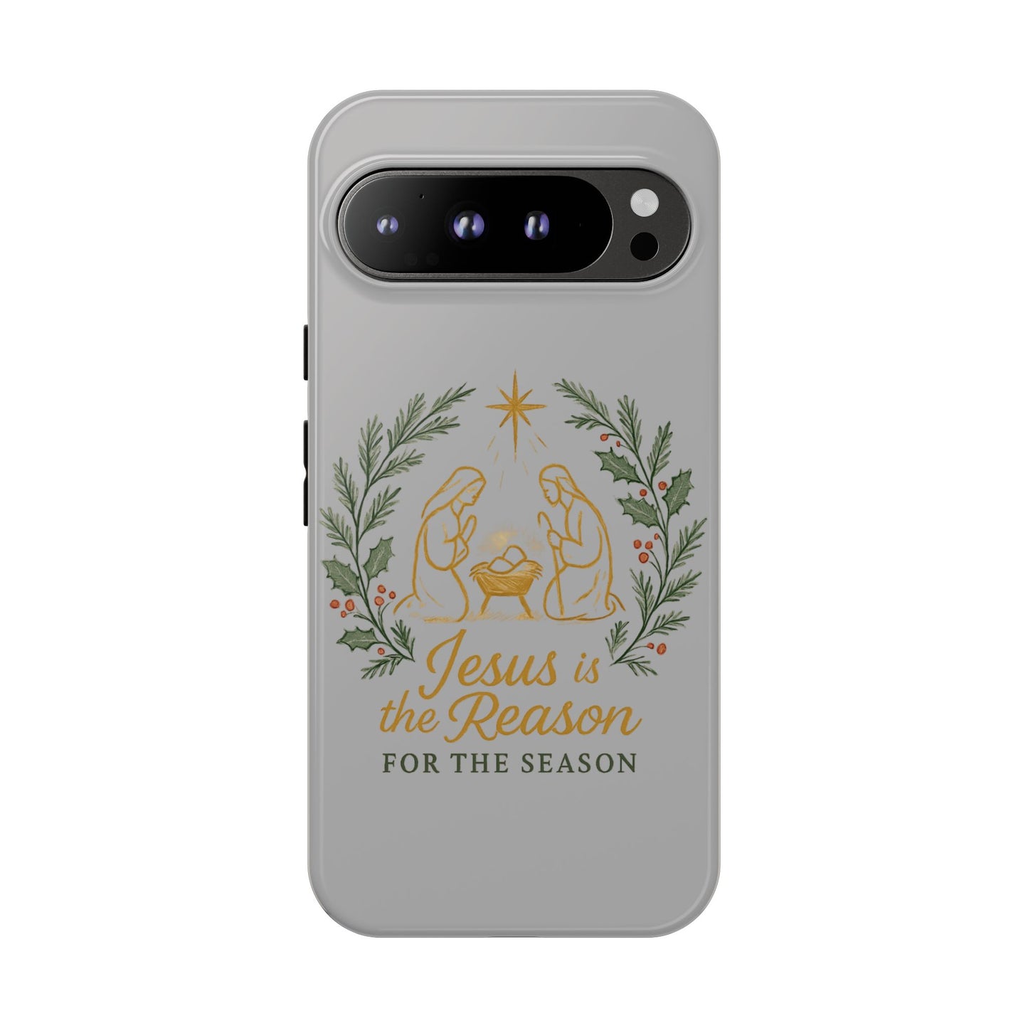 Jesus Is the Reason Phone Case — Nativity Christian Christmas Phone Cover