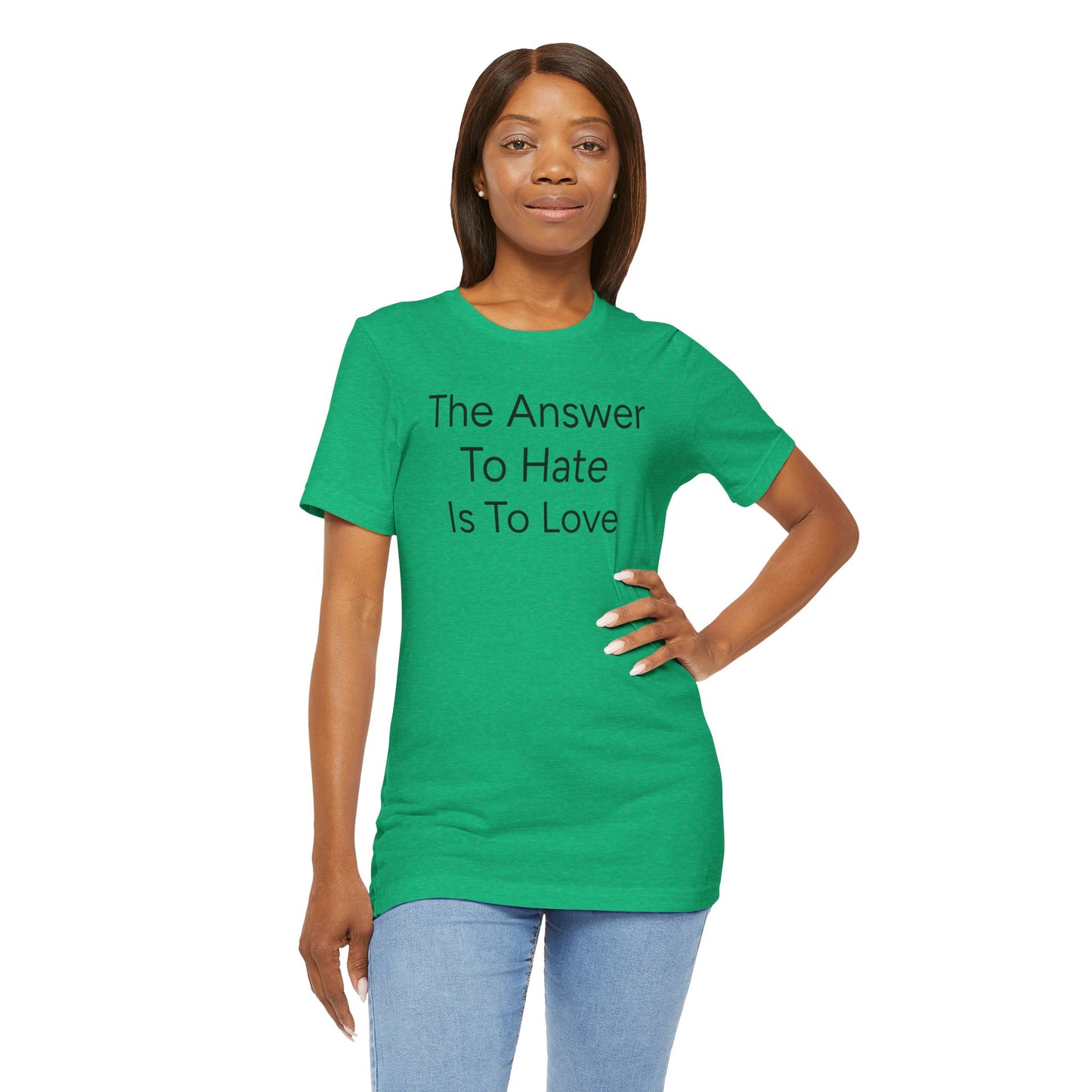 Love conquers Hate Unisex Tee