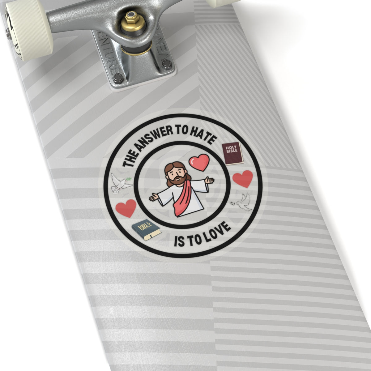 Love Kiss-Cut Stickers - The Answer to Hate