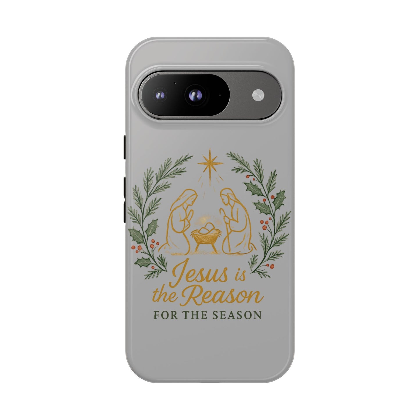 Jesus Is the Reason Phone Case — Nativity Christian Christmas Phone Cover