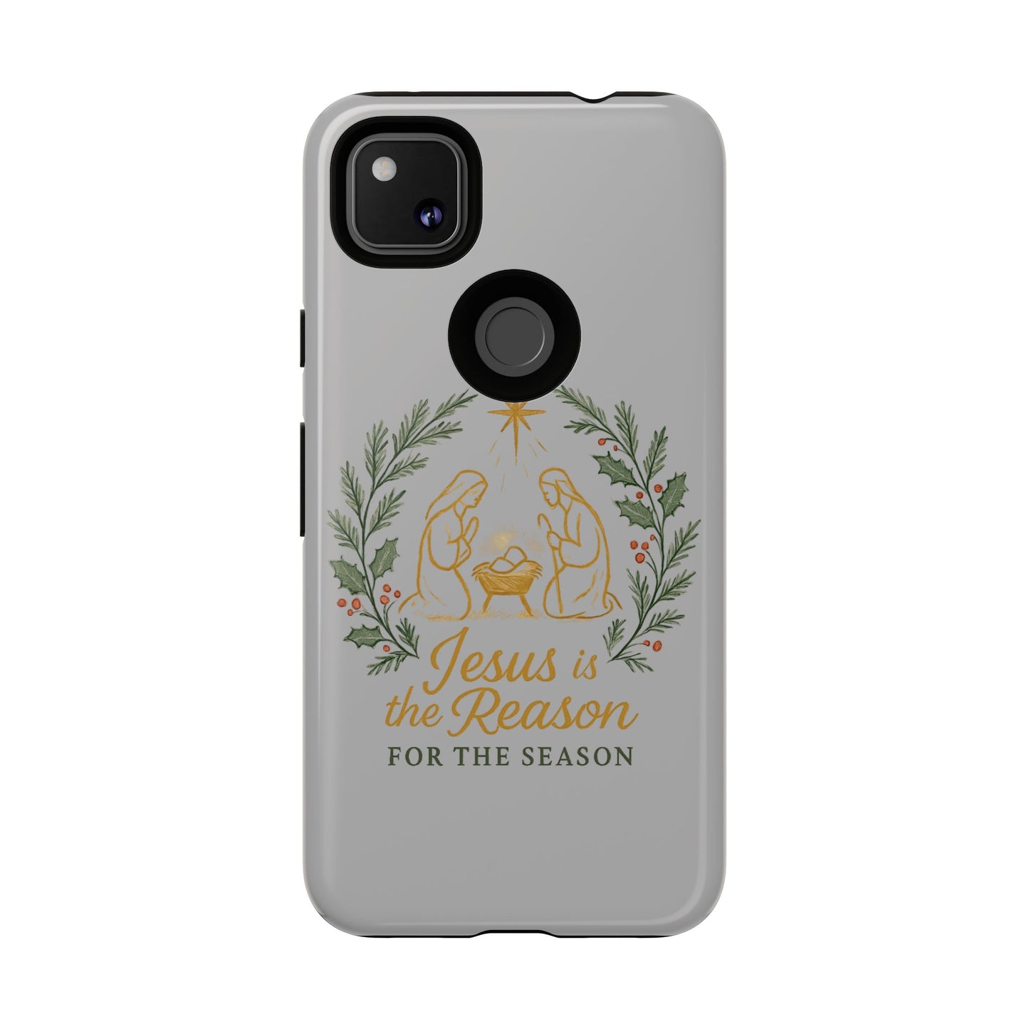 Jesus Is the Reason Phone Case — Nativity Christian Christmas Phone Cover