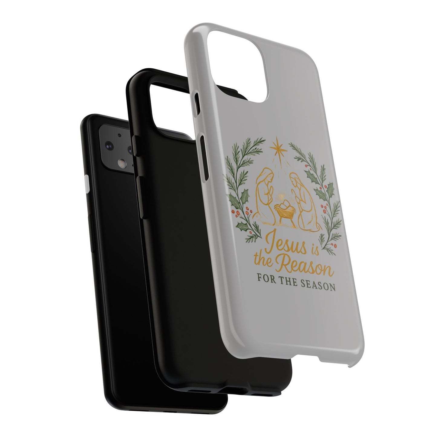 Jesus Is the Reason Phone Case — Nativity Christian Christmas Phone Cover