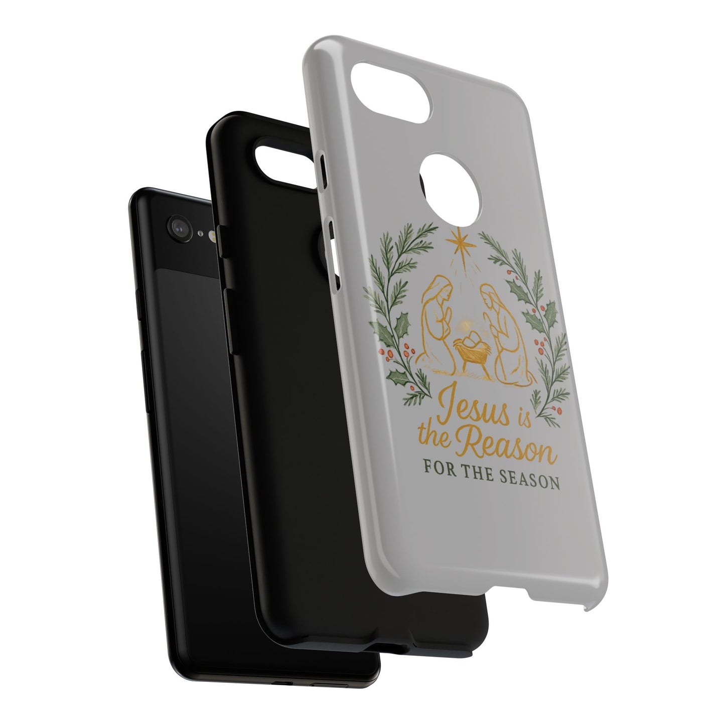 Jesus Is the Reason Phone Case — Nativity Christian Christmas Phone Cover