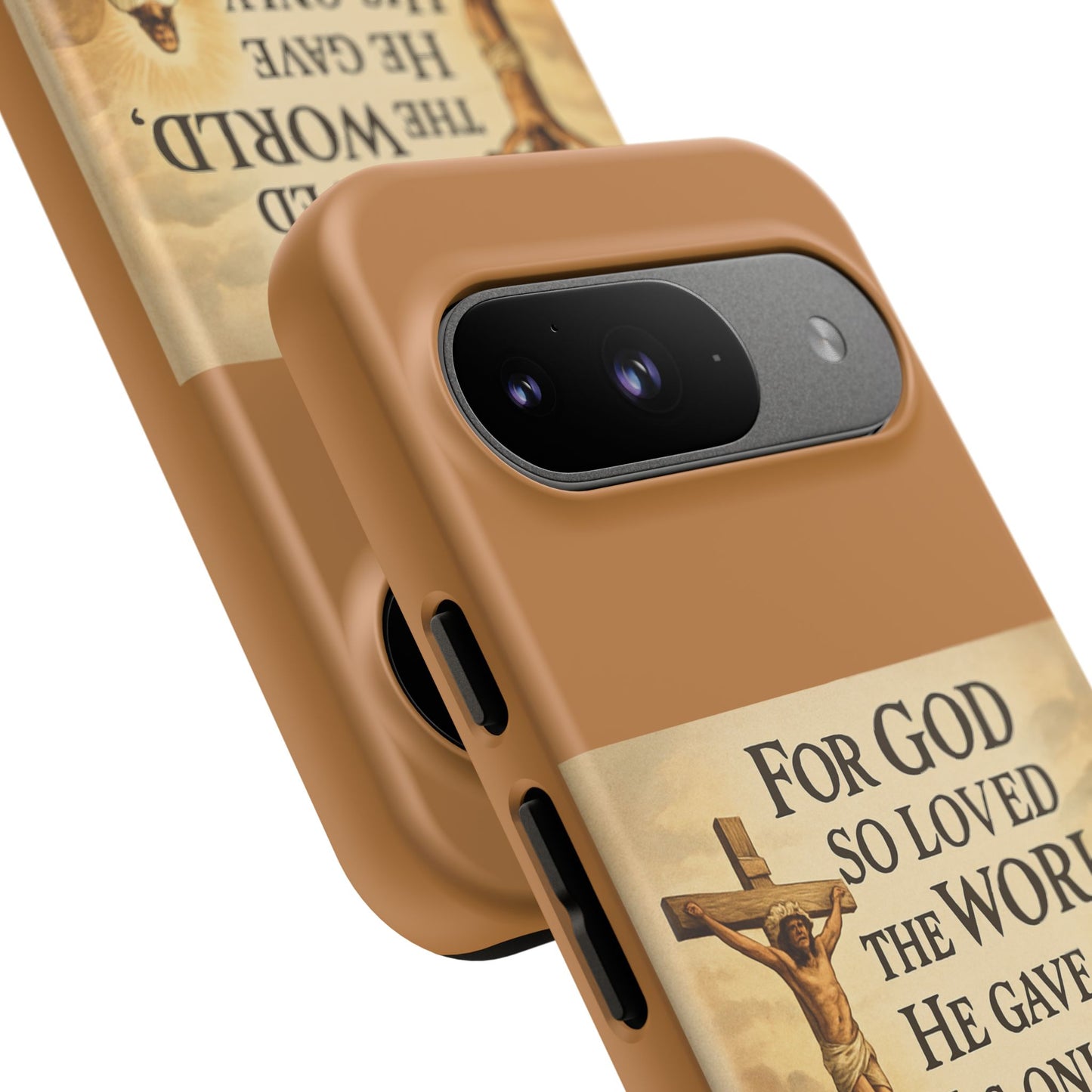 Christian John 3:16 Phone Case – 'For God So Loved the World' Tough Protective Cover